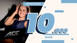 North Carolina's Lali Dekanoidze Gets A Perfect 10.000 On Bars | 2025 ACC Gymnastics Championship