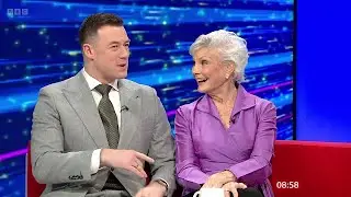 Angela Rippon, Kai Widdrington On BBC Breakfast [15.01.2024]