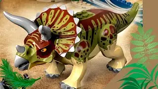 LEGO динозавры Обзор набора LEGO Jurassic World 75937 .  Нападение трицератопса. Часть 1