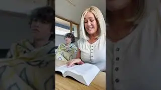Book of Mormon scripture study with Brody.