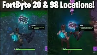 Fortnite FortByte Challenges 20 & 98 Guide | Center of First Three Storm Circles, Viking Longhouse