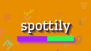 ПЯТНИЧНЫЙ - КАК ПРОИЗНОШАТЬ ПЯТНИЧНЫЙ?  #пятнистый (SPOTTILY - HOW TO PRONOUNCE SPOTT