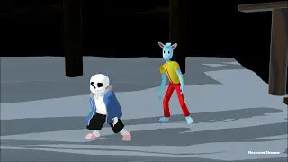 [MMD]Undertale] Sans X Nice Cream Guy ★ Chocolate Train