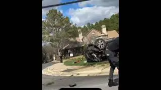 Vehicle Flipped in Crash in Charlotte, North Carolina | Citizen