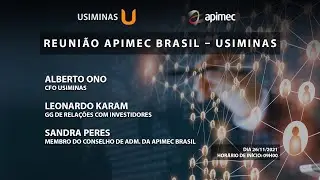 Reuni&atilde;o APIMEC - USIMINAS