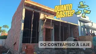 Custos REAIS do CONTRAPISO até A LAJE de uma CASA de 100m² (2025)