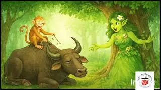 The Naughty Monkey and a Gentle Buffalo
