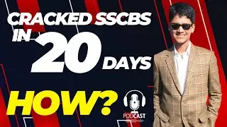 How did he crack SSCBS in 20 Days? LIVE Podcast #SukhdevApnaHoga⚡