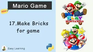 Make Bricks For Game | Mario Game in Python #17