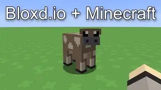 I added Bloxd io Cow into Minecraft