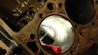 Cracked Engine block.