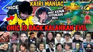 GILAK SANZ IS BACK ! ONIC BANGKIT KEMBALI 🔥 REAKSI STREAMER ONIC VS EVIL GAME 1 M7 SWISS STAGE 2026 