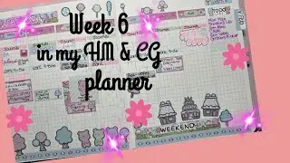 Plan week 6 in my HM&CG planner