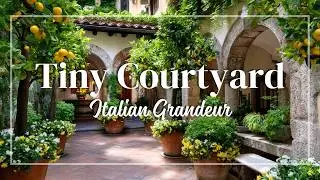 Italian Pavilion for Tiny Courtyards 🍋 Mediterranean Grandeur in a Small Outdoor Space