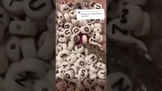 Making a custom name bracelet (requested)