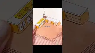 [ASMR] diy landscape stickers restaurant edition #sticker #satisfying #shorts