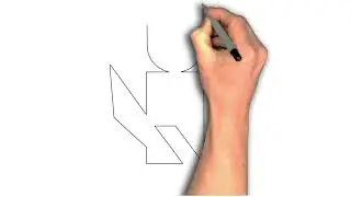 Cat made of geometric shapes drawing image, Learning Geometry Through Cats,