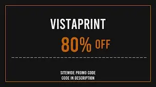 Vistaprint Promo Code 2025 March