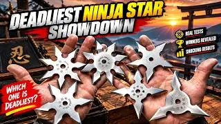 Deadliest Ninja Star Showdown ⭐ Shuriken's Tested and Winners Revealed!