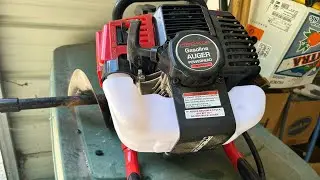 Predator Auger 57341 gas tank replacement and throttle / carburetor repair.