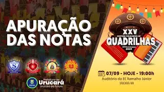 Apura&ccedil;&atilde;o - XXV Festival Folcl&oacute;rico de Quadrilhas Estilizadas de Urucar&aacute; 2025
