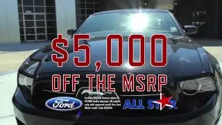 All Star Ford - August Commercial Mustang