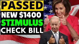 FINALLY!! SENATE APPROVED $1400 THIRD Stimulus Check Budget Resolution - What's NEXT?