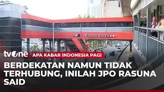 Rasuna Said Pedestrian Bridge Goes Viral for Being Close Yet Disconnected | AKIP
