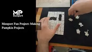 Getting ready for Halloween! Make pumpkin puzzle with a desktop laser!