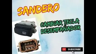 SANDERO | CAMBIAR TECLA DEL DESEMPAÑADOR DE LUNETA