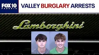 Suspects allegedly used money from selling stolen appliances to rent Lamborghini l FOX 10 Phoenix