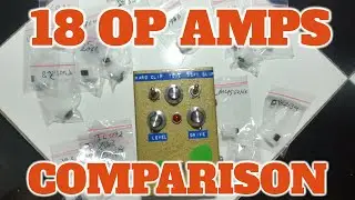 18 Op Amps Comparison in One Overdrive Pedal