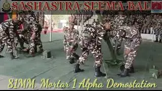 81MM.Mortar 1Alpha Demostation (SSB) #capf_update #ssbtraining #ssbjoining #ssb