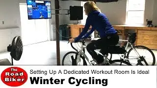 Winter Cycling Training | Dedicated Workout Space Wahoo Kickr Cycleops Zwift | Gopro Video