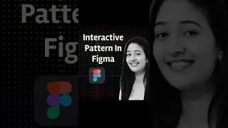 A very Cool Interactive Pattern in Figma | Figma tips and tricks #figma #shorts