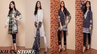 ORIENT |BLACK AND WHITE| PRET COLLECTION 2018 ||KHAN STORE||