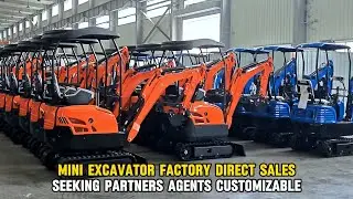 We are a manufacturer of mini excavators. Factory direct sales, seeking partners/agents