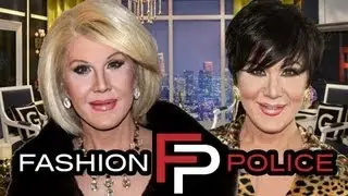 Fashion Police with Joan Rivers, Kelly Osbourne & Kris Jenner