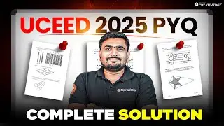 UCEED 2025 PYQ Solved 💡 Full Paper Solution | Real Exam-Level Solution for UCEED 2026 Exam