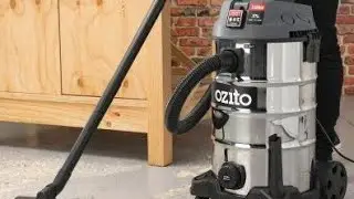 Ozito 1200W 35L Wet And Dry Vacuum With Power Take Off Unboxing and Review by FE