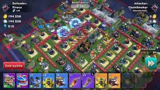 Sky clash, clan war, 2nd attack