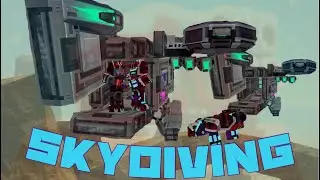 SKYDIVING in Blocky Cars Online! Ft. Saphire