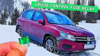 VW TIGUAN Cruise Control Fuse Relay Location Replacement 2008 2009 2010 2011 2012 2013 2014 - 2017