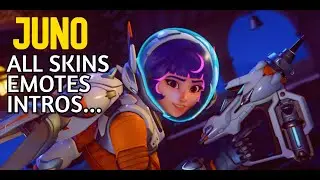 OVERWATCH NEW HERO JUNO | ALL SKINS, ABILITIES, EMOTES...