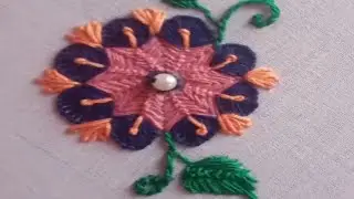 Stunning And Unique Flower Motifs Hand Embroidery Design For All Over Filling Stitch|Needle Work|Diy