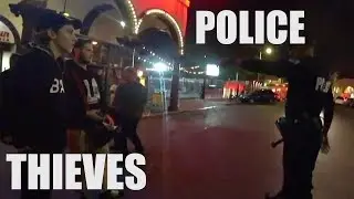 Sam Pepper & Evan Confronts Thieves that Stole their Bikes | Police Shows Up