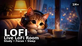 Cozy Blanket Cat LoFi 🐾 Chill Beats for Study, Focus & Sleep (1H+)