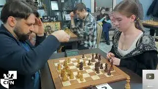 Enormous tension at the board! Black Jack VS Fatality. Chess Fight Night. Blitz