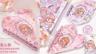 DIY Kawaii Heart 💓 Notebook 🌷 / how to make cute notebook at home / easy craft ideas 