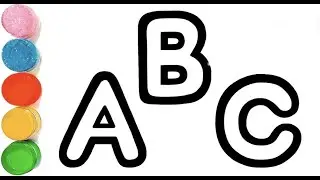 How To Draw Cute ABC Drawing | Alphabet ABC Drawing | Simple & Easy ABC Drawing For Kids